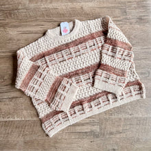 Load image into Gallery viewer, Vintage Check Pattern Knit Sweater