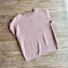 Load image into Gallery viewer, Textured Knit Cap Sleeve Sweater