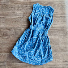 Load image into Gallery viewer, Floral Chambray Shirt Dress