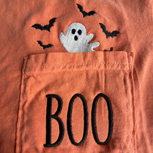 Load image into Gallery viewer, Embroidered Boo Pocket Tee