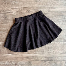 Load image into Gallery viewer, Tweed Flare Mini Skirt