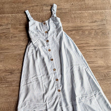 Load image into Gallery viewer, Striped Button Down Midi Dress