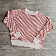 Load image into Gallery viewer, Waffle Texture Stripe Sweater