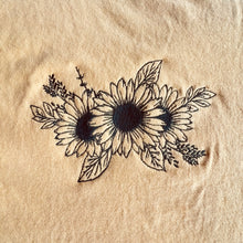 Load image into Gallery viewer, Embroidered Sunflower Tee