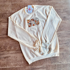 Embroidered BOO Sweatshirt