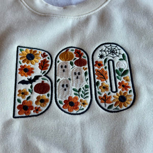 Embroidered BOO Sweatshirt
