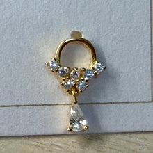 Load image into Gallery viewer, Pave Drop Earrings 281