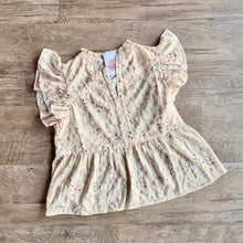 Load image into Gallery viewer, Floral Print Ruffle Sleeve Top