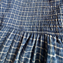 Load image into Gallery viewer, Plaid Smocked Midi Dress