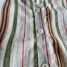 Load image into Gallery viewer, Linen Stripe Woven Mini Dress