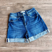 Load image into Gallery viewer, High Rise Cuff Shorts