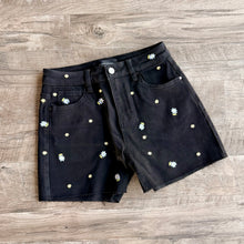 Load image into Gallery viewer, High Rise Embroidered Shorts