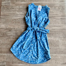 Load image into Gallery viewer, Floral Chambray Shirt Dress