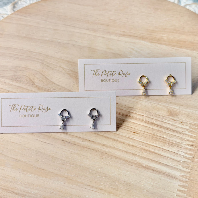 Pave Drop Earrings 281