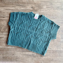 Load image into Gallery viewer, Cable Knit Short Sleeve Sweater Top