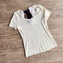 Load image into Gallery viewer, Plus Back Bow Knit Sweater Top