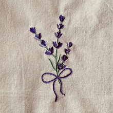 Load image into Gallery viewer, Embroidered Lavender Tote