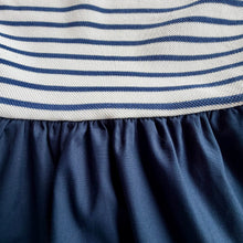 Load image into Gallery viewer, Navy Stripe Mini Dress