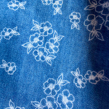 Load image into Gallery viewer, Floral Chambray Shirt Dress