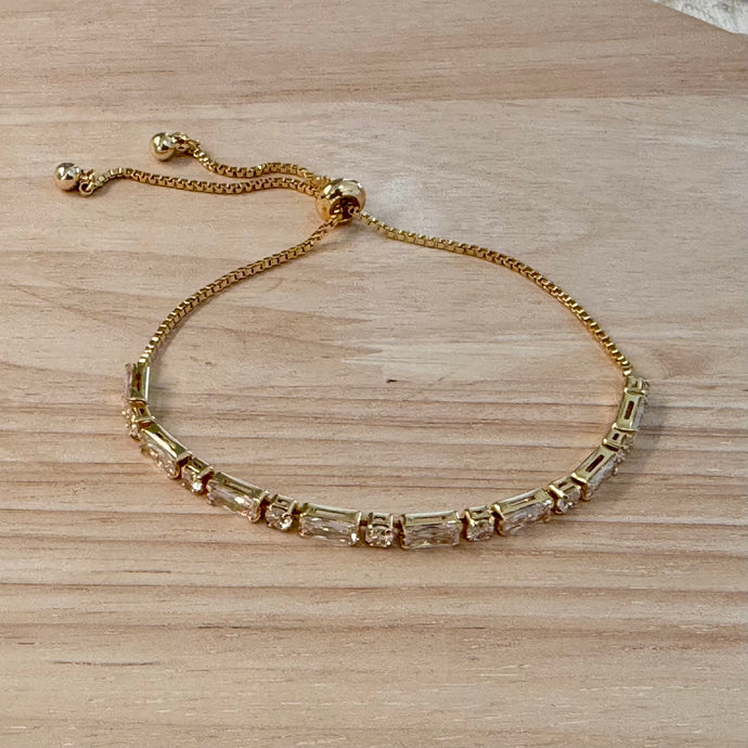 Adjustable Baguette Bracelet 263