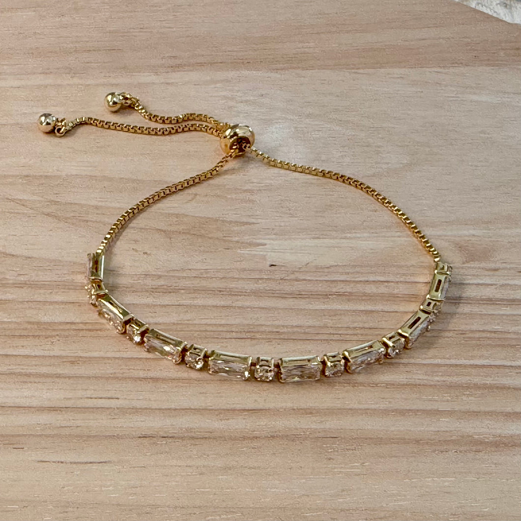 Adjustable Baguette Bracelet 263