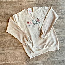Load image into Gallery viewer, Embroidered Christmas Tree Sweatshirt