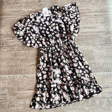 Load image into Gallery viewer, Floral Short Sleeve Mini Dress