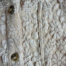 Load image into Gallery viewer, Textured Floral Ruffle Hem Top