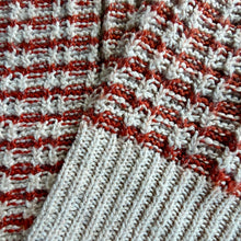 Load image into Gallery viewer, Waffle Texture Stripe Sweater