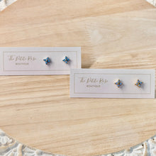 Load image into Gallery viewer, Ivy Flower Gemstone Stud Earrings 269