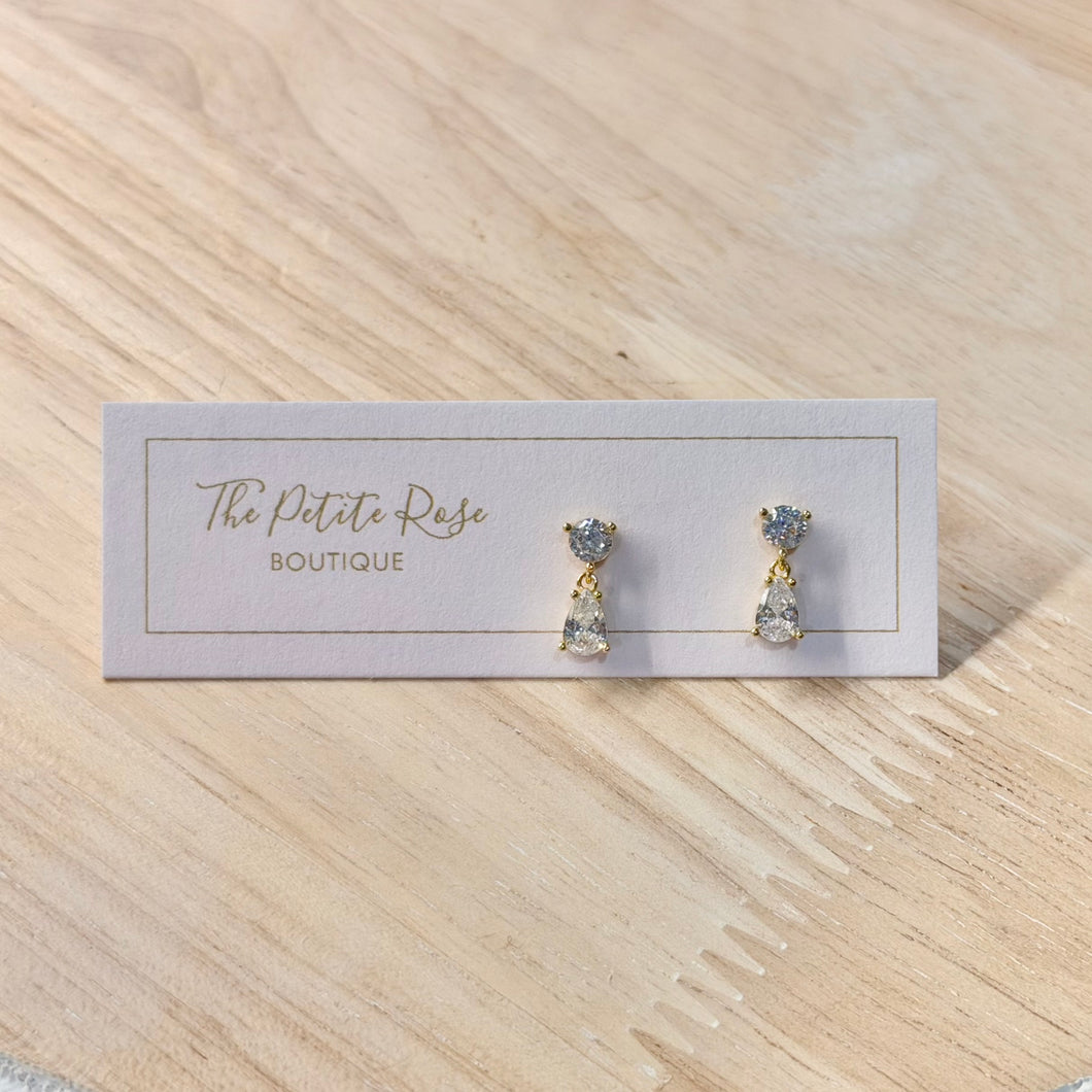 Sparkling Teardrop Dangle Earrings 285