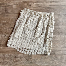 Load image into Gallery viewer, Lurex Crochet Lace Mini Skirt