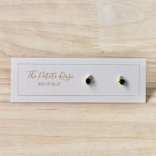 Load image into Gallery viewer, Emerald Stud Earrings 276