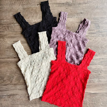 Load image into Gallery viewer, Floral Jacquard Seamless Tank Top