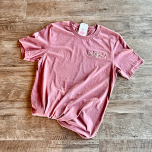 Embroidered MAMA Short Sleeve Tee