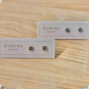 Clover Quatrefoil Stud Earrings 259