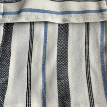 Load image into Gallery viewer, Navy Striped Collared Mini Dress